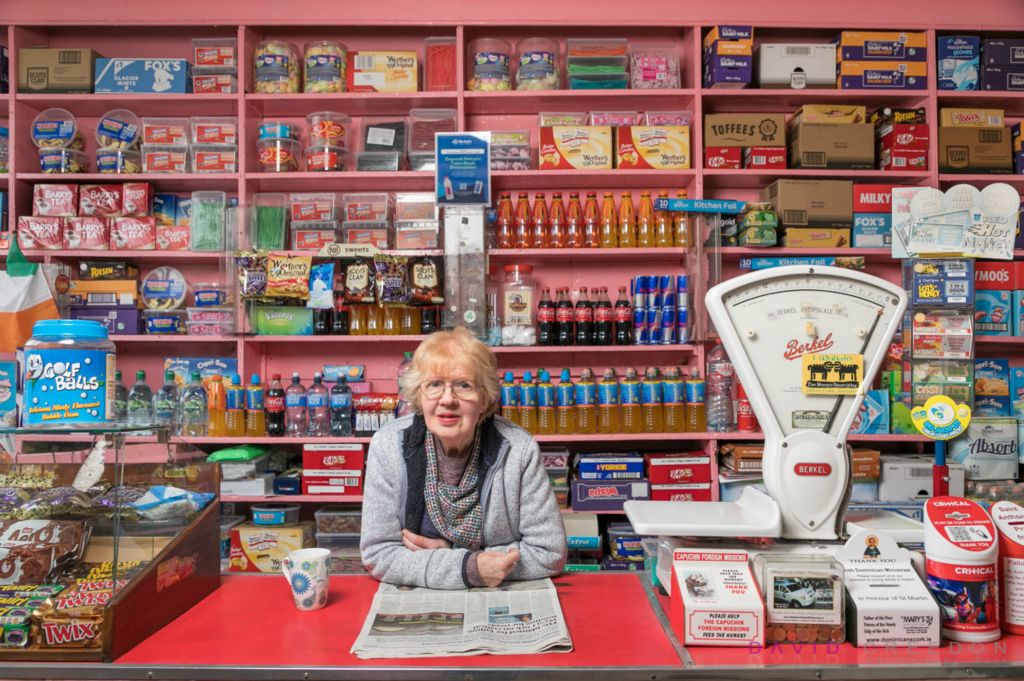 Jennifer Evans (b. 1945):  Jennifer has worked in her family shop M. Evans in Bantry, Co. Cork since she was sixteen. The shop was first opened by her grandmother in 1911 and continues to trade in the square.  